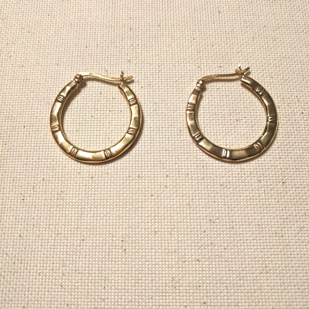 Gold Hoop Earrings